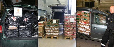 Syv �steuropeere p�grepet i dag etter rekordbeslag