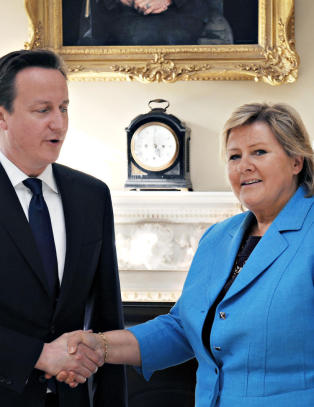 Solberg m�tte Cameron i Downing Street 10