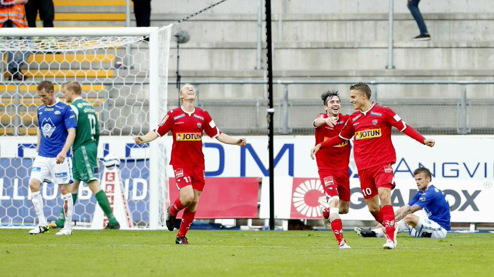 VANT: Sandefjord snudde kampen og vant 2-1 over Bod�/Glimt i kveld. Her fra NM i fotball i fjor.
Foto: Svein Ove Ekornesv�g  / NTB scanpix