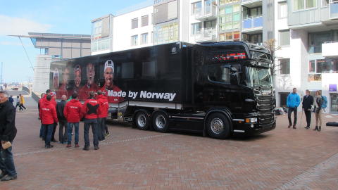 P� VEIEN: Den norske sm�retraileren slik den ser ut p� veien. Foto: Sigbj�rn Strand