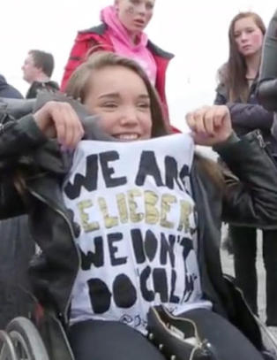 Geir Lippestad og datteren Josefine (15) er endelig klare for Bieber-konsert.