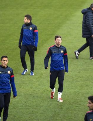 - Den viktigste historien fra torsdagens trening var Leo Messi