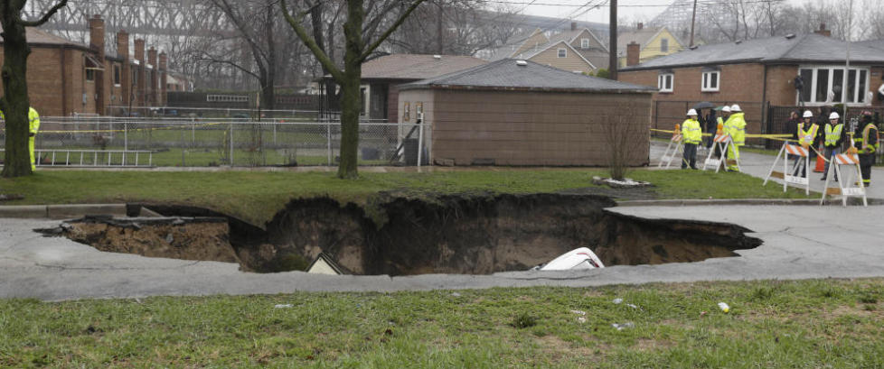 Her var det tre biler