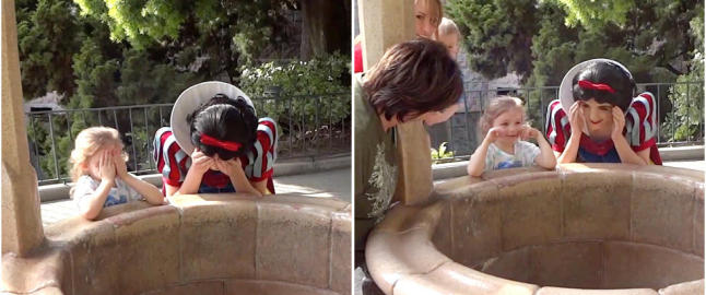 Her oppfyller Sn�hvit Alyssas (4) aller st�rste �nske