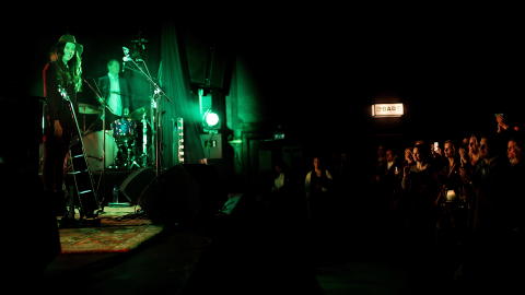 Travel: Marion Ravn p� scenen i Parkteateret. Endelig er hun klar med nytt album. Foto: Agnete Brun / Dagbladet