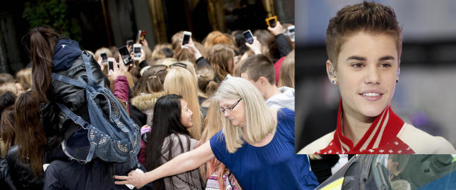 Bieber-kaoset har forflytta seg til K�benhavn