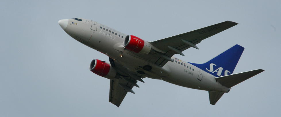 SAS spår forsinkelser i flytrafikken mandag