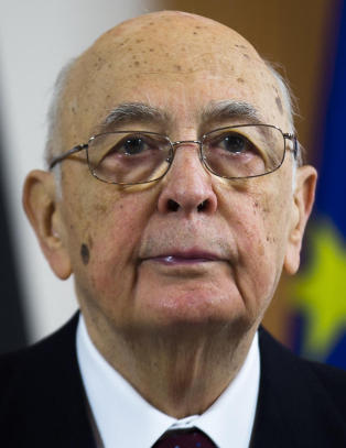 Napolitano (87) gjenvalgt som president i Italia