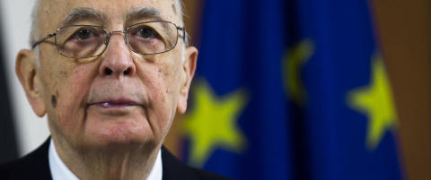 Napolitano (87) gjenvalgt som president i Italia