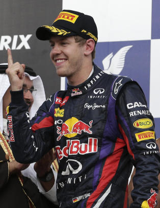 Vettel vant i Bahrain og �kte VM-ledelsen