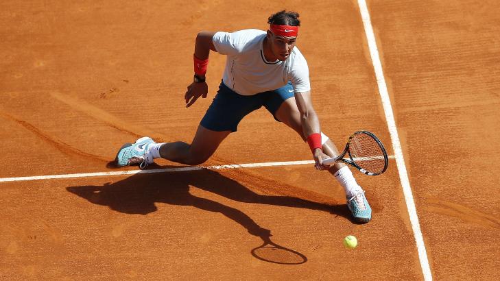TAPTE: Rafael Nadal tapte 2-6, 7-6 mot Djokovic. Foto: AFP PHOTO / VALERY HACHE / NTB SCANPIX