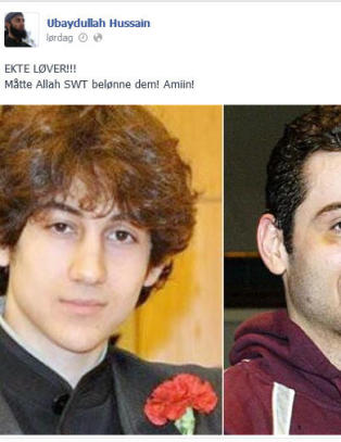 Hyller Boston-terroristene på Facebook