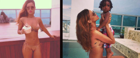 Viser mer nakenhet p� Instagram