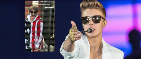 Bieber ber norske Onepiece om egen turné-kosedress
