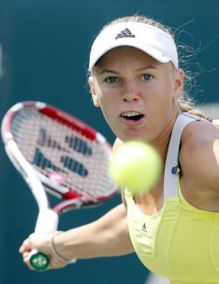 Wozniacki ute allerede i f�rste runde