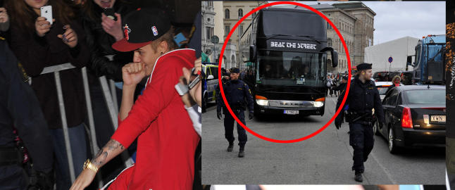 Politiet fant narkotika i Justin Biebers turn�buss