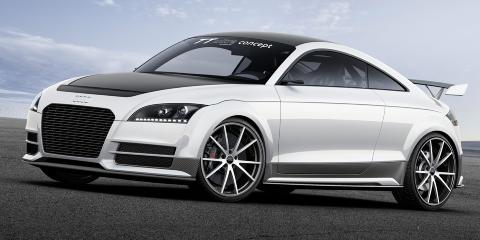 TT: Konseptet er en videreutviklet og kraftig slanket versjon av den tod�rs sportsbilen Audi TT. FOTO: Audi