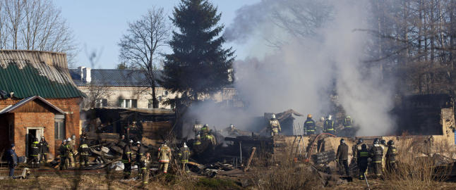 38 omkom da et psykiatrisk sykehus begynte � brenne utenfor Moskva