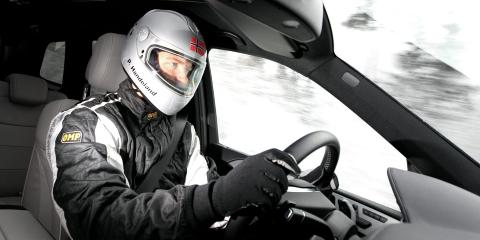 BREMS: Stig Petter gj�r seg klar til brems. Foto: Egil Nordlien, HM Foto