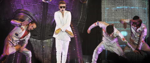 Biebers dansere holdt dansekurs på Bårdar forrige uke - turnerer verden rundt