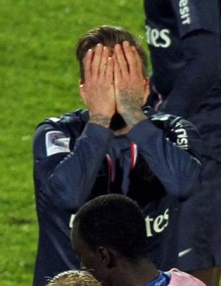 Se Beckham bli utvist etter �tte minutter