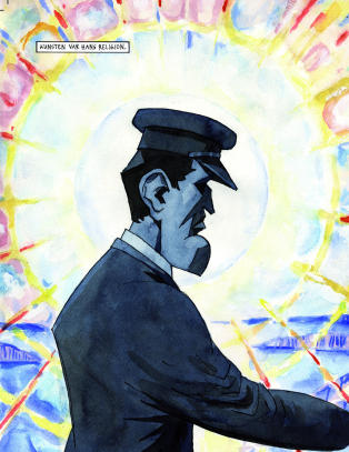 Genialt n�rbilde av et geni