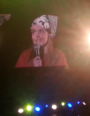 Hun fikk dele scene med The Boss i kveld