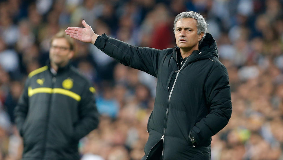 USIKKER P� FRAMTIDA: Etter � ha r�ket ut av semifinalen i Champions League for femte gang p� sju fors�k, innr�mmet Jos� Mourinho i kveld at han er usikker p� hvor han er trener neste �r. Foto: AP / Paul White / NTB Scanpix