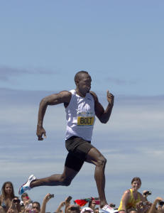 Usain Bolt har p�dratt seg strekkskade