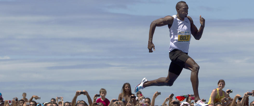 Usain Bolt har p�dratt seg strekkskade