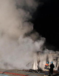 To p�grepet for mordbrann- fors�k natt til 1. mai