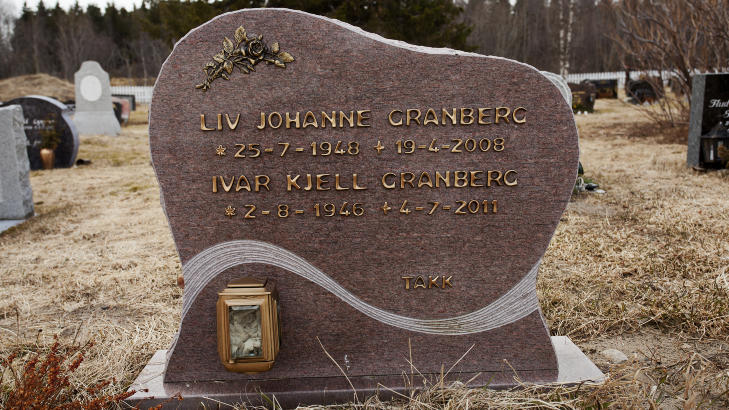 GRAVEN: I juli 2011 ble Ivar Kjell Granberg gravlagt ved Evenes kirke i Nordland. Foto: Vidar Dons Lindrupsen