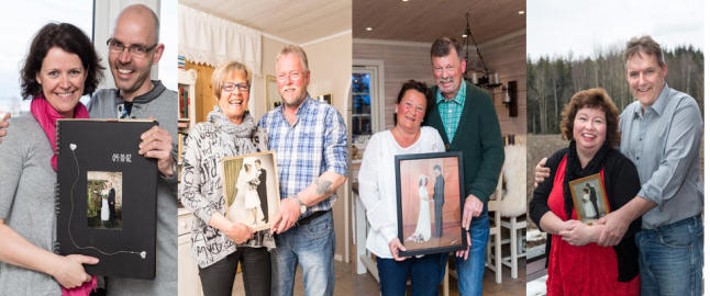 Til sammen har de vært kjærester i 145 år