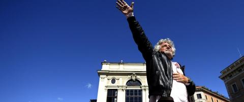 Italias nye politikerstjerne fikk en fjerdedel av stemmene uten � delta i debatter eller opptre p� TV