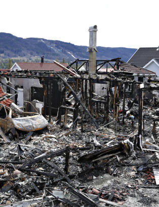 Fikk trusselbrev dagen før huset ble påtent