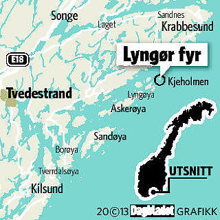 LYNG�R FYR: Grafikk: KJELL ERIK BERG