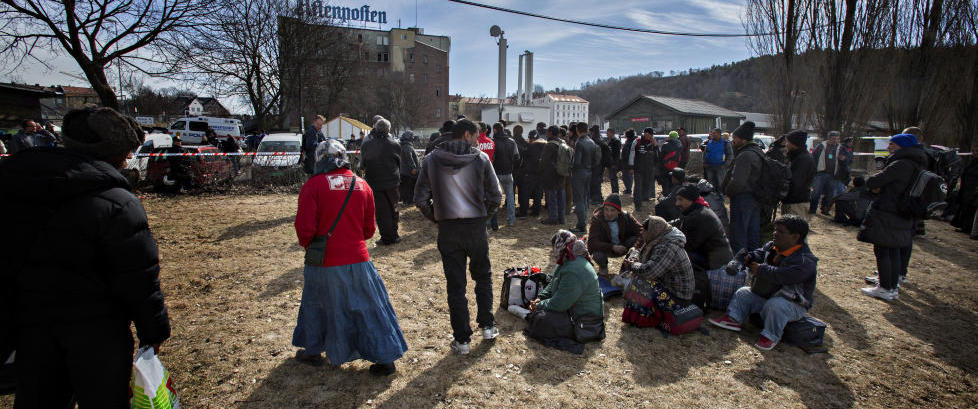 �I g�r var det en mann som spyttet p� oss�