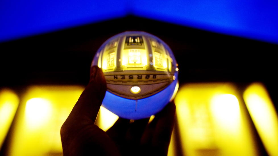 B�RSRALLY: Det ble skikkelig fart p� Oslo B�rs etter at det kom gode nyheter fra USA. Foto: Lars Eivind Bones/Dagbladet