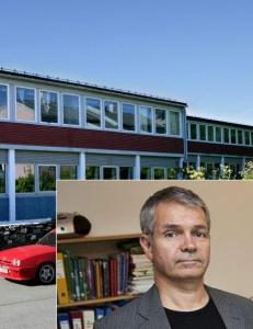 Fant fulle, sovende instruktører omgitt av ølflasker og spy