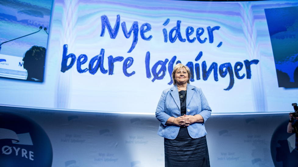 SA JA: H�yres landsm�te �nsker karakterer fra femte klasse i alle landets barneskoler. Foto: Stian Lysberg Solum / NTB scanpix.