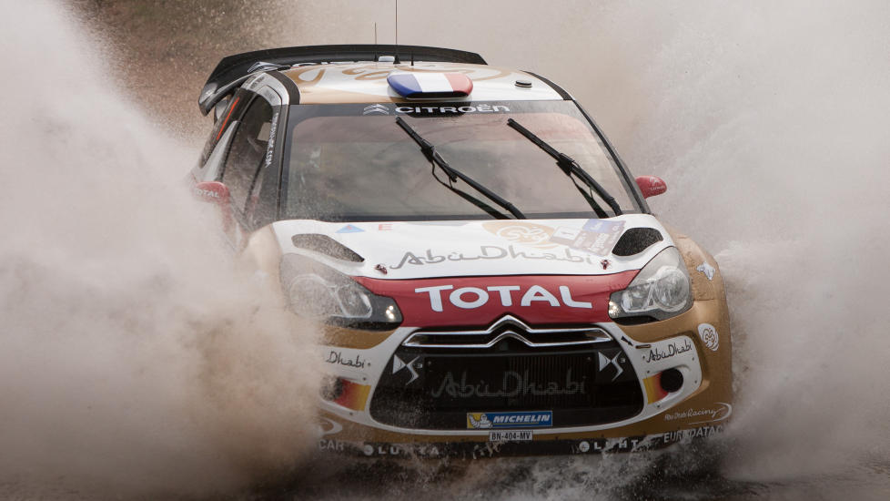  OVERLEGEN:   Sebastien Loeb tok sin �ttende seier i Argentina i dag. FOTO: AFP / Diego LIMA