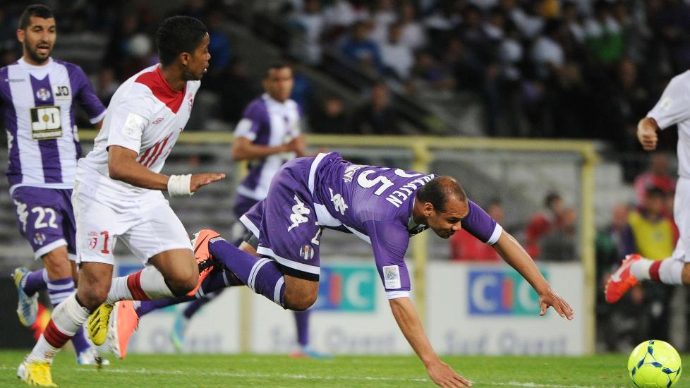 ENDELIG: Daniel Braaten scoret 3-2-m�let for Toulouse, hans f�rste scoring for klubblaget p� et halvt �r. Foto: Pascal Pavani, AFP / NTB Scanpix
