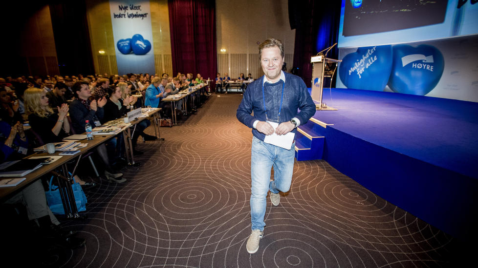 WILD CARD? TV-profil Arne Hjeltnes klarer � se for seg seg selv som minister. Foto:Thomas Rasmus Skaug / Dagbladet.