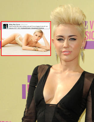 Her hevder Miley at hun er 
�verdens mest sexy kvinne�