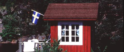 Noe forferdelig har skjedd p� sommerhytta