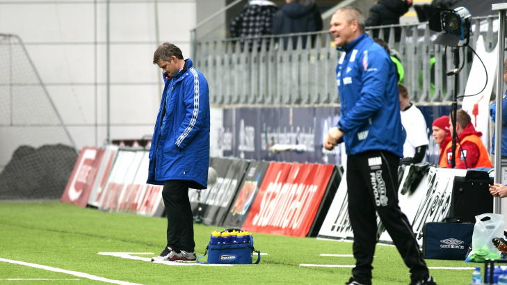 HVA N�, SOLSKJ�R? Aldri tidligere har en regjerende seriemester gjort det d�rligere p�f�lgende sesong. Molde st�r fortsatt uten seier etter sju seriekamper.
Foto: Tor Erik Schr�der / NTB scanpix