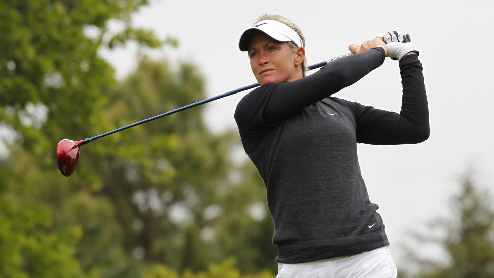 OPPSVING:  Suzann Pettersen er rangert som verdens tredje beste kvinnelige golfspiller. Hennes h�yeste ranking i karrieren er ett hakk over - andreplass. Foto: Hunter Martin / Getty Images / AFP / NTB Scanpix