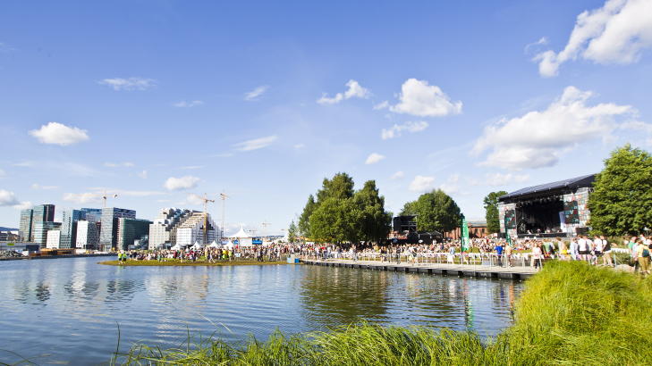 FLYTTER: Middelalderparken har v�rt et kj�rt omr�de for mange festivalgjengere i mange �r. Neste �r flyttes �yafestivalen til T�yen