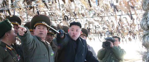 Kim fjerner raketter