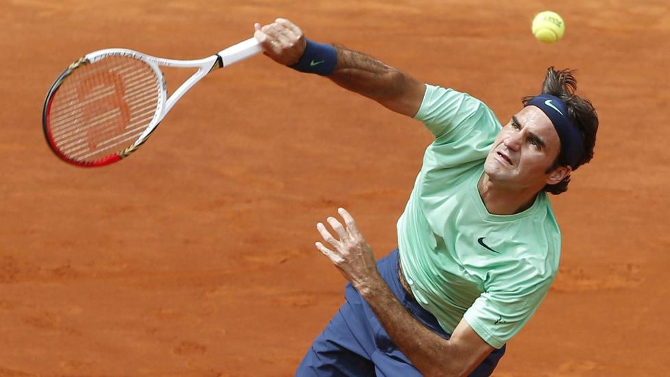 ENKEL MATCH: Roger Federer vant kampen mot Radek Stepanek. Sveitseren har hatt pause i to m�neder. Foto:  EPA/JUAN CARLOS HIDALGO/NTB scanpix